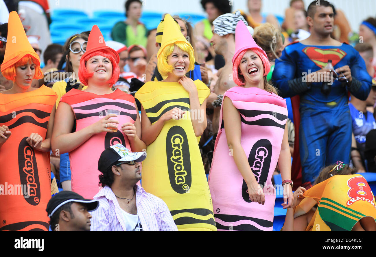 Rugby Sevens Fancy Dress Stock Photos & Rugby Sevens Fancy Dress Stock