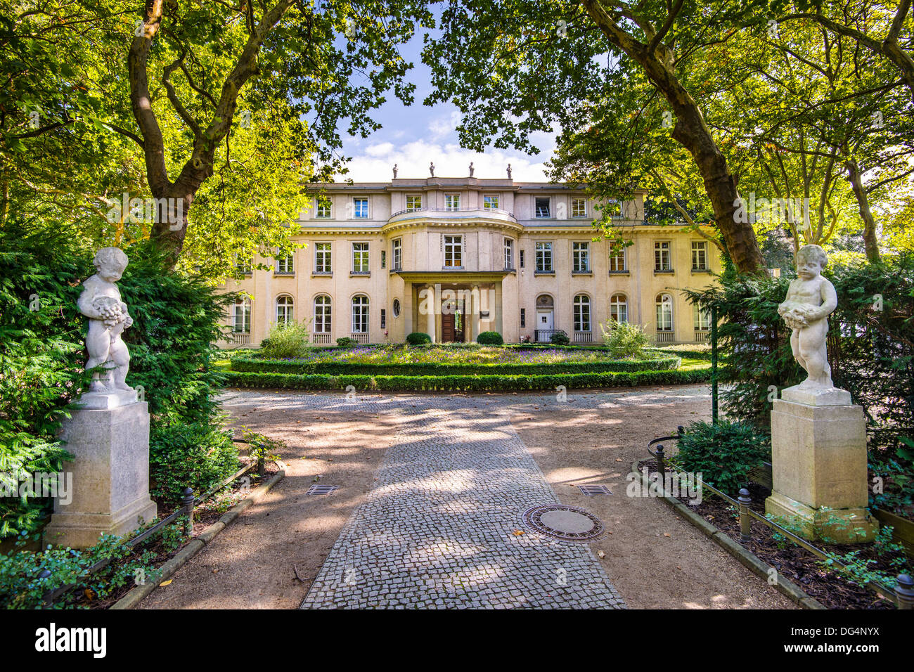 Wannsee House in Berlin, Germany. Stock Photo