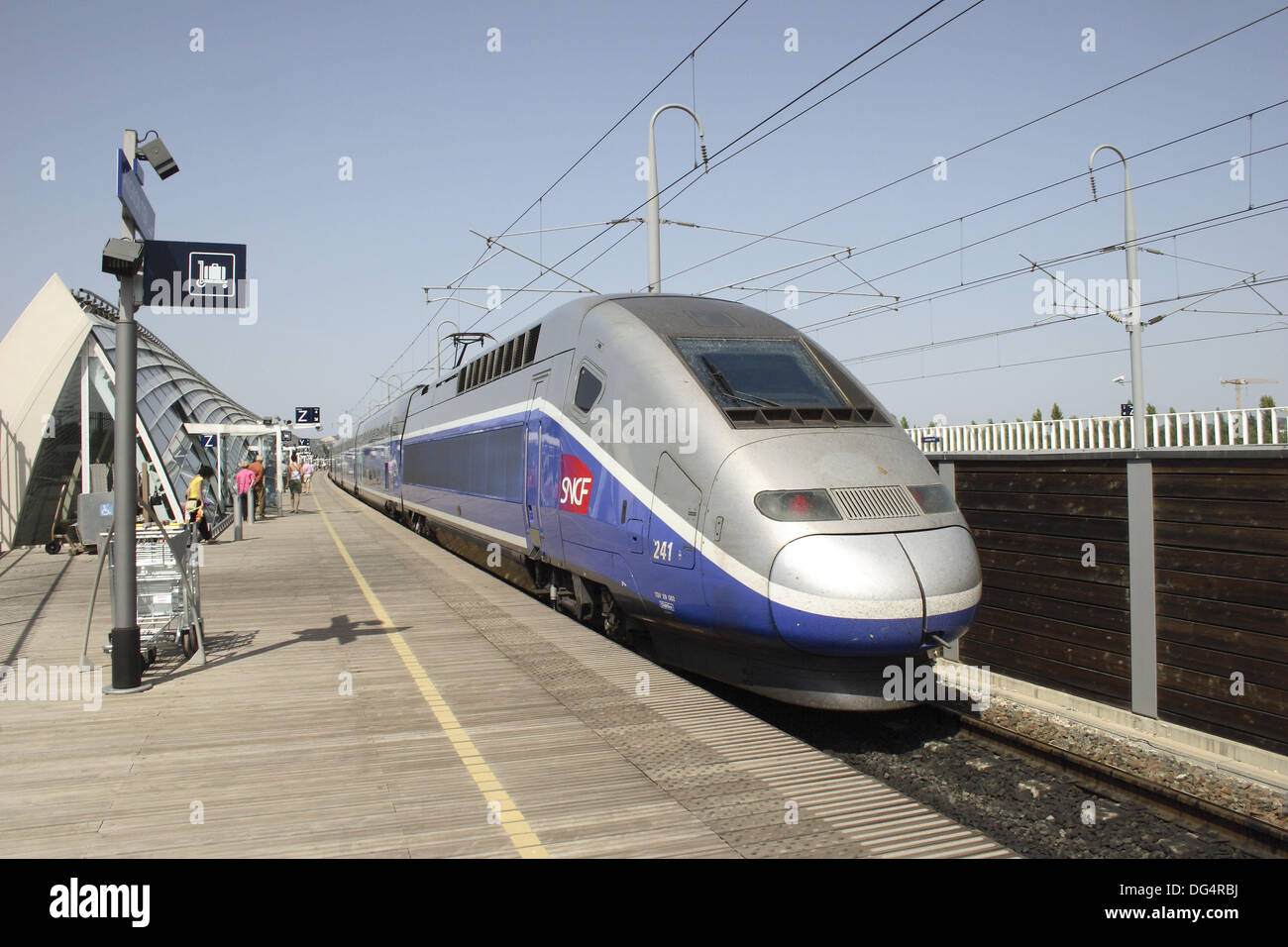 TGV (high speed train) station. Avignon, departament de Vaucluse, ProvenzaAlpes.Costa Azul