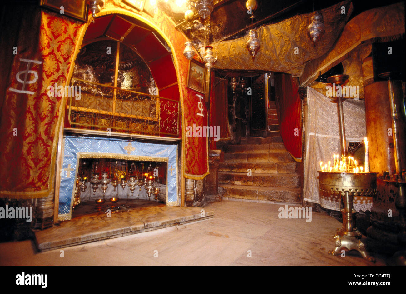 Church of the Nativity, built over the supposed Jesus´ birthplace Stock