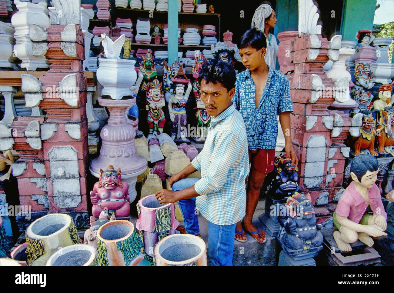 Ceramic Shop at Denpasar,Bali Stock Photo Alamy
