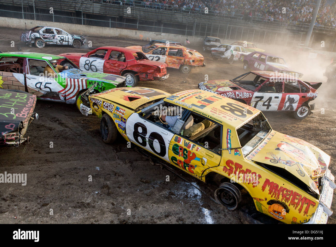 Demolition Derby concludes the Great New York State Fair, Syracuse