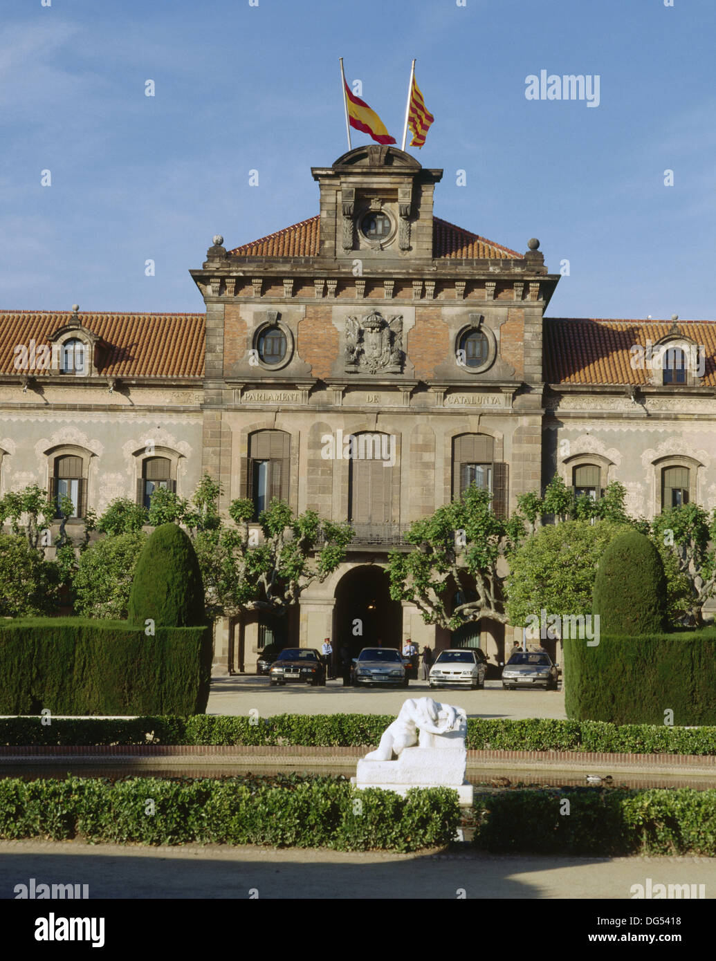 Catalan Parliament Próspero de Verboom, 18th century). Park of