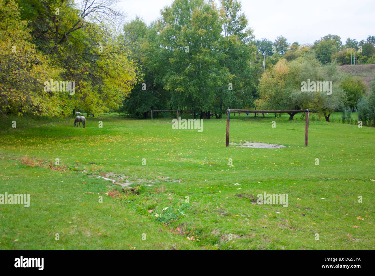 Autumn landscape with beautiful colored trees Stock Photo - Alamy