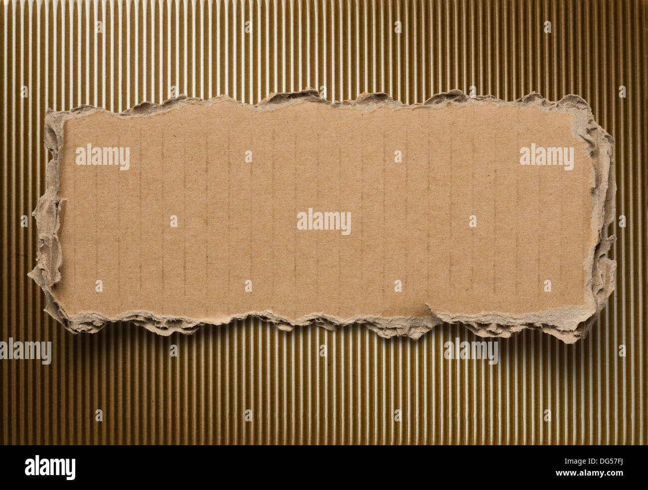 Torn cardboard background Stock Photo