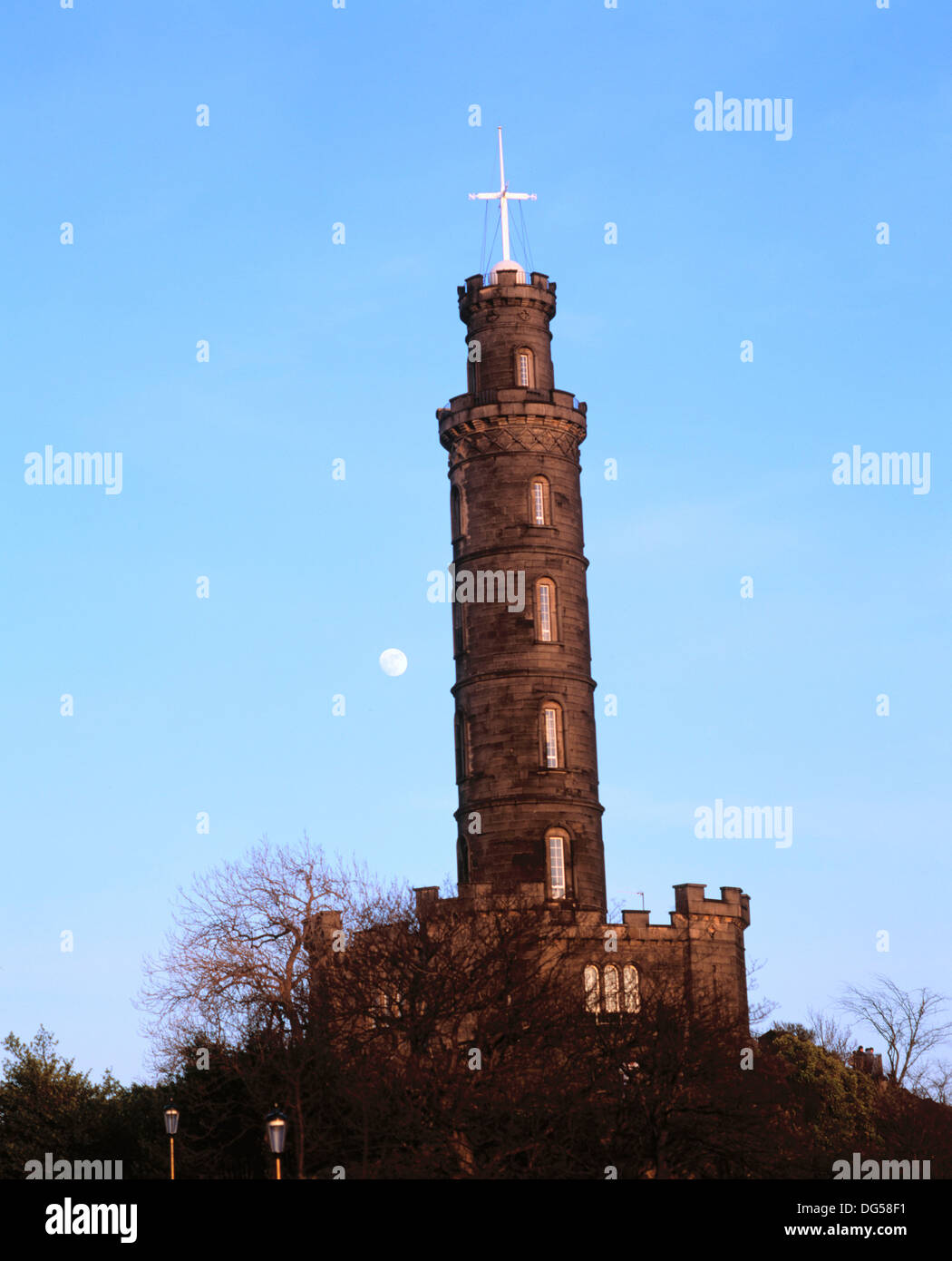 Nelson Monument, Calton Hill. Edinburgh. Scotland Stock Photo Alamy