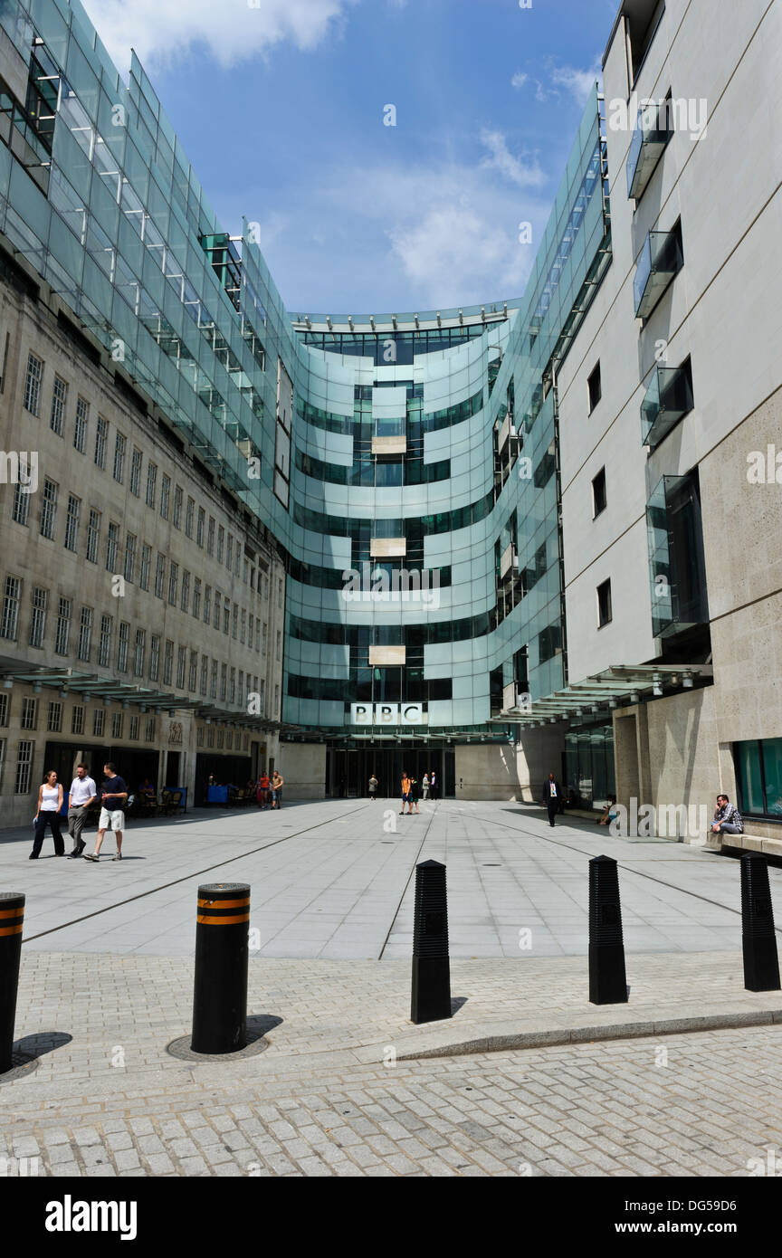 BBC - Broadcasting House, London, England, United Kingdom Stock Photo