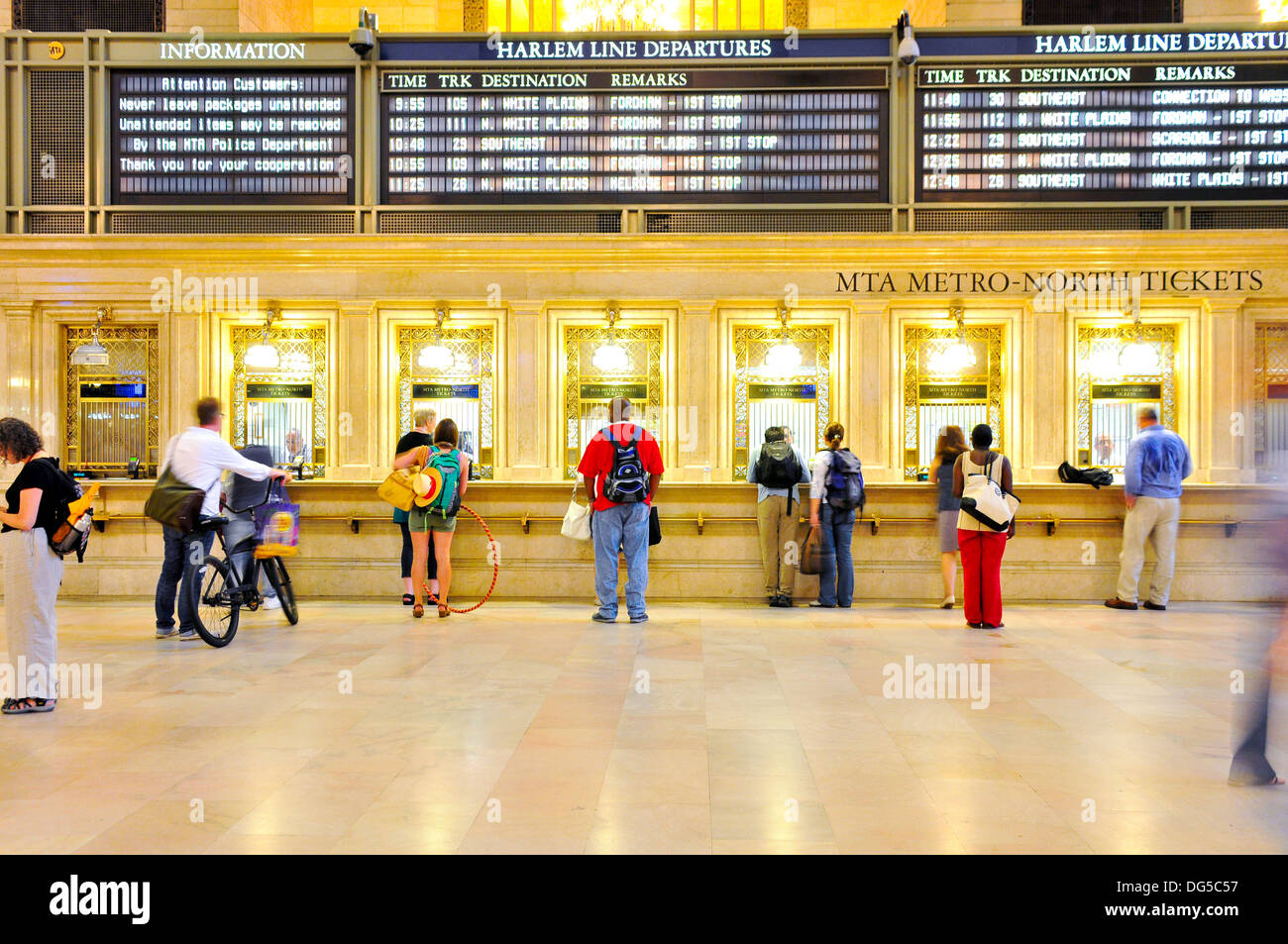 Grand Hall of Grand Central Terminal, Metro North ticket counter