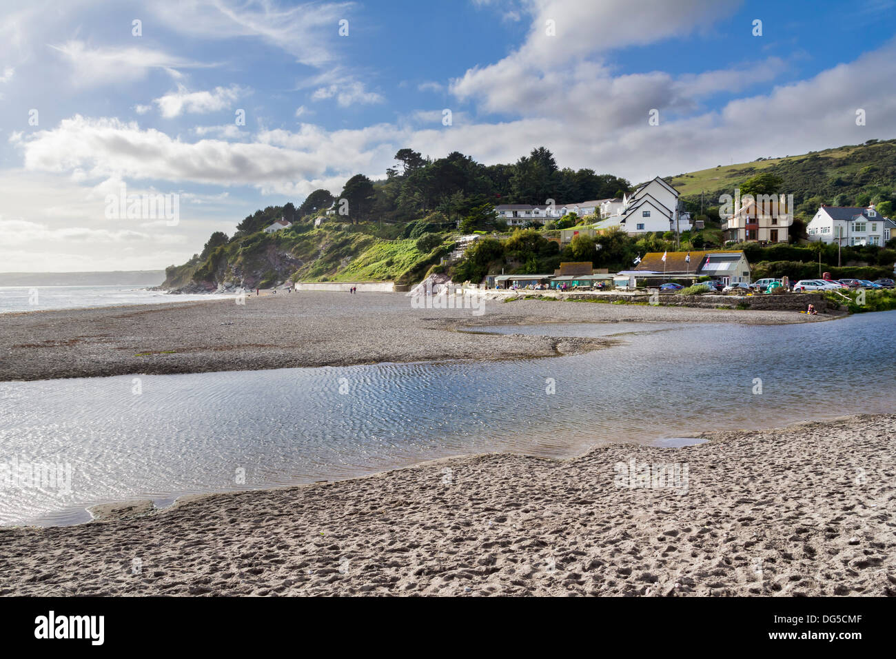 Beach at Seaton South East Cornwall England UK Europe Stock Photo Alamy
