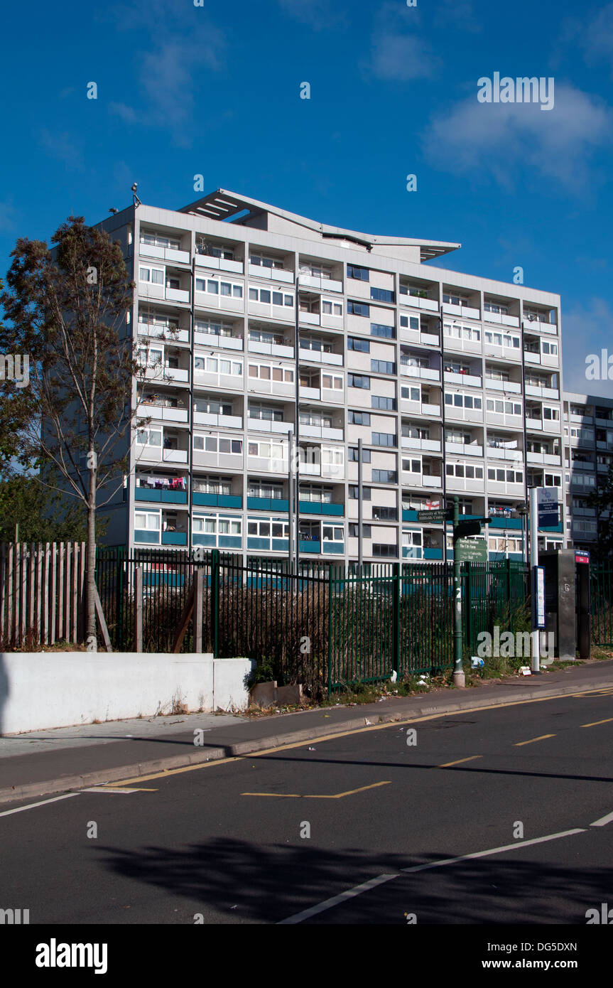 High-rise flats, Hillfields, Coventry, UK Stock Photo