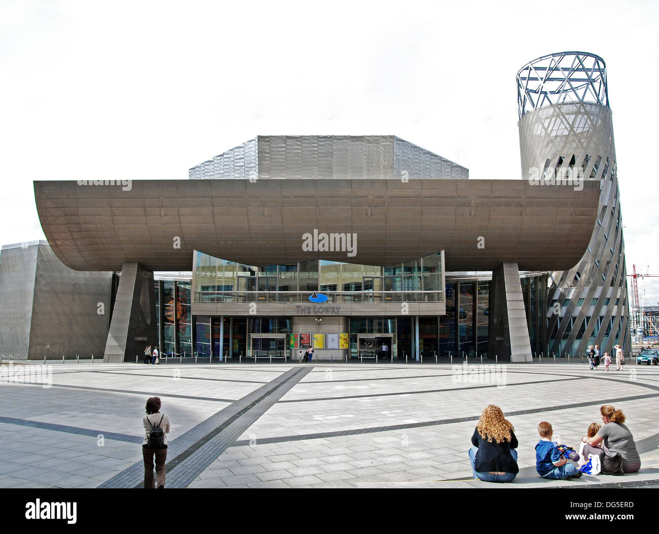 The Lowry art gallery at Salford quays manchester, uk Stock Photo