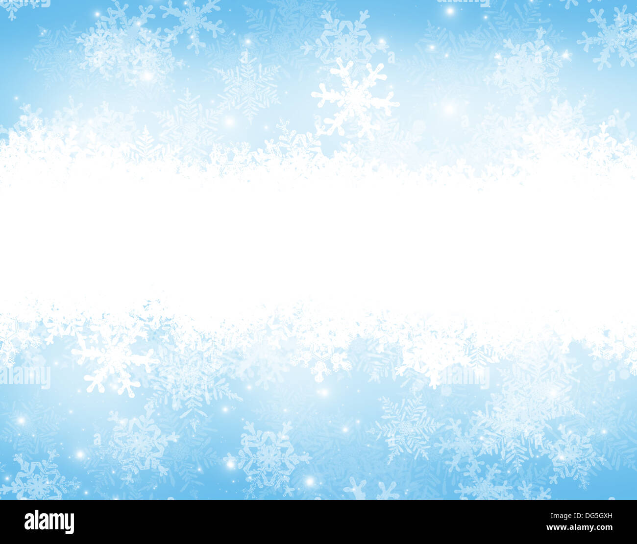 Abstract blue and white christmas background with snowflakes Stock ...