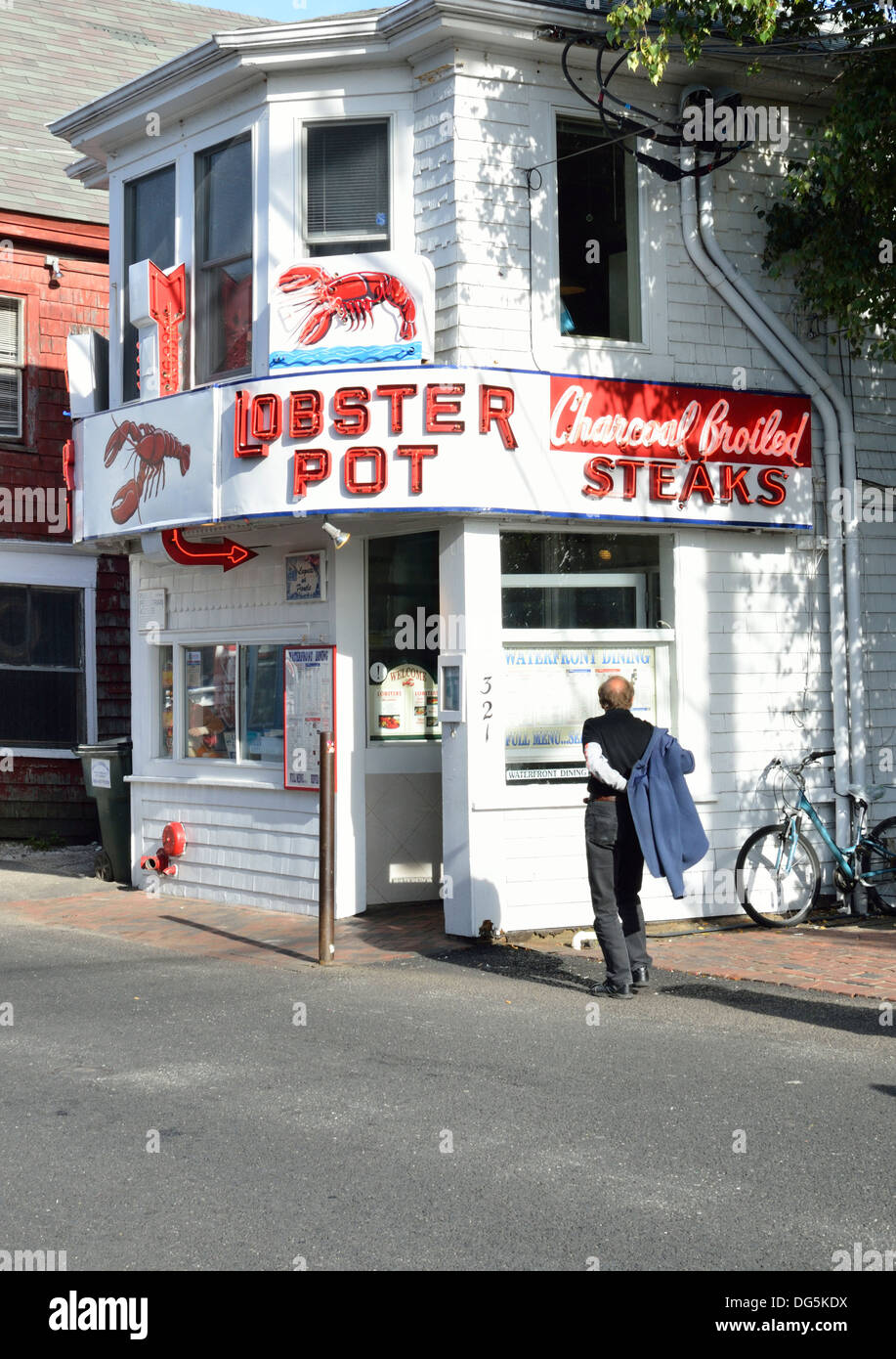 Lobster Pot restaurant on Commercial Street in Provincetown Cape Cod Massachusetts USA Stock Photo