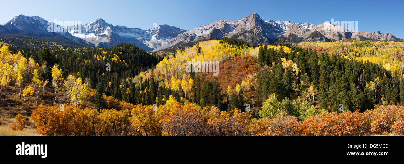 Mount Sneffels range, Colorado, USA Stock Photo