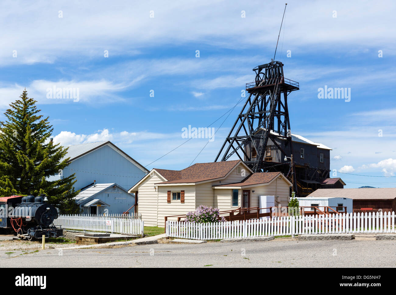 World Museum of Mining, Butte, Montana, USA Stock Photo