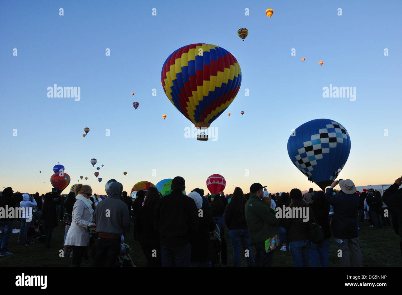 The Albuquerque International Balloon Fiesta in Albuquerque, New Mexico ...