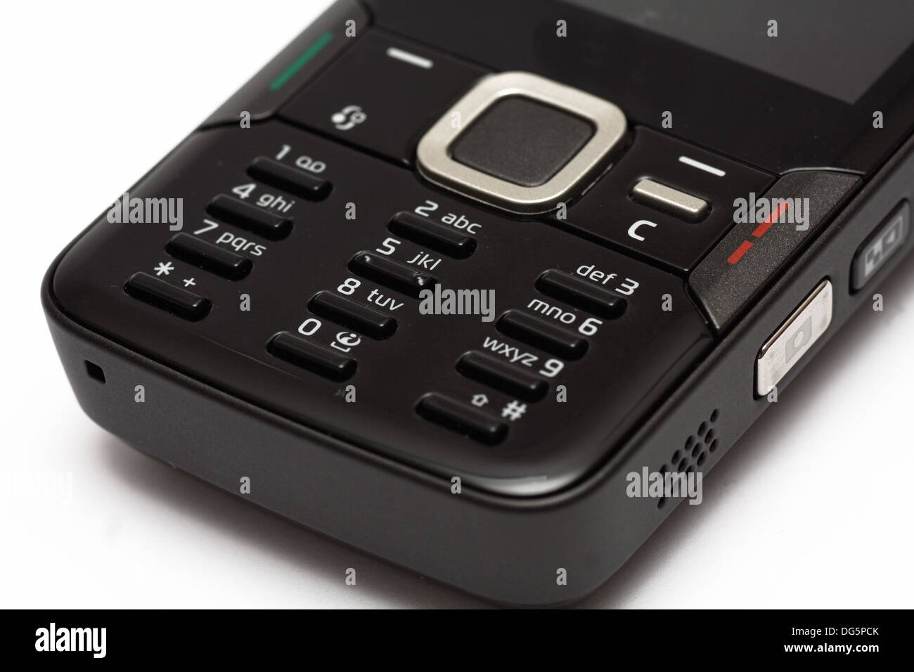 Closeup Of A Cell Phone's Keypad Stock Photo Alamy