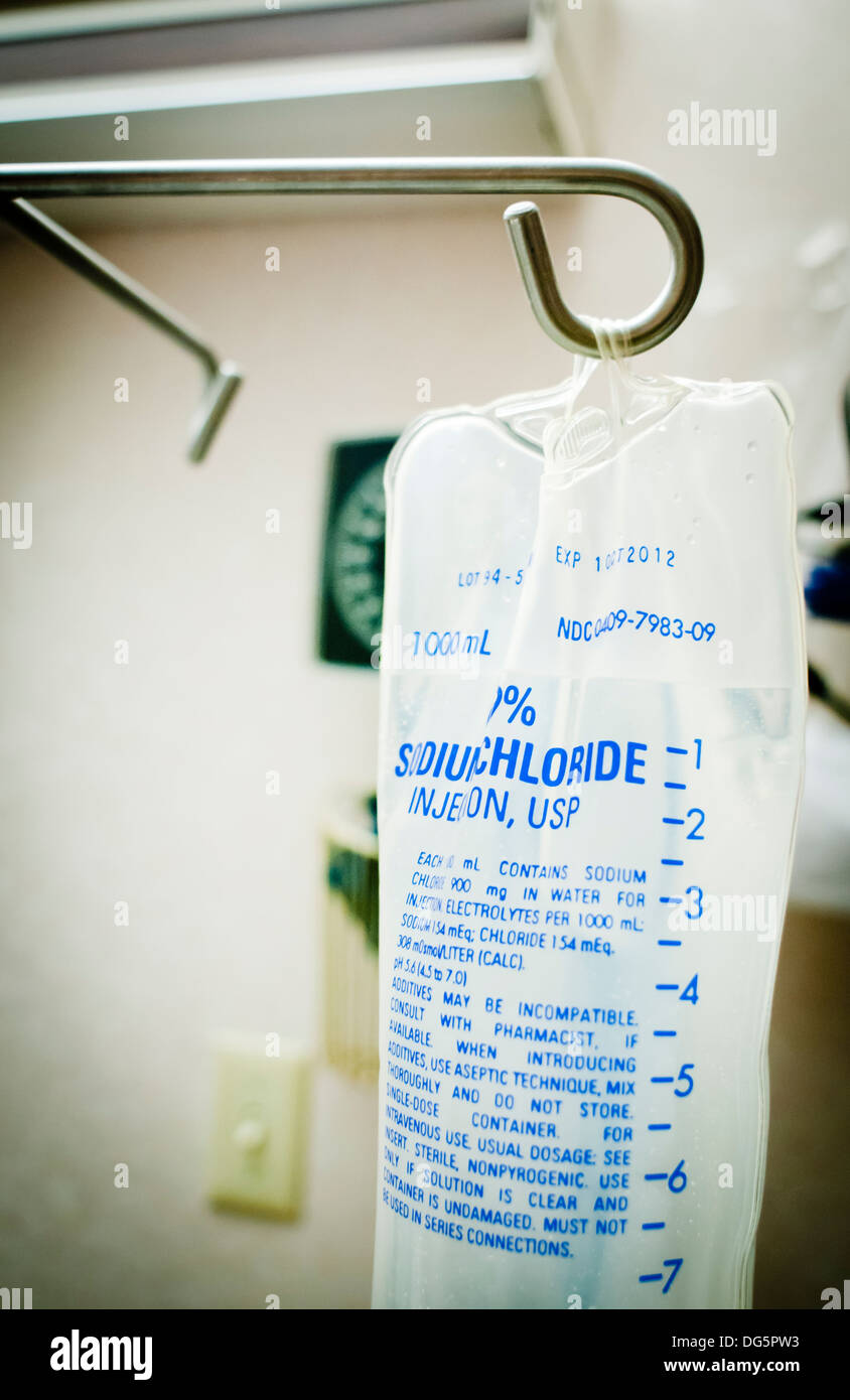 IV bag for patient. stock image. Image of saline, care - 130693727