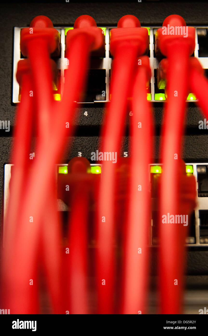 Network switches and firewall in cloud computing data center server