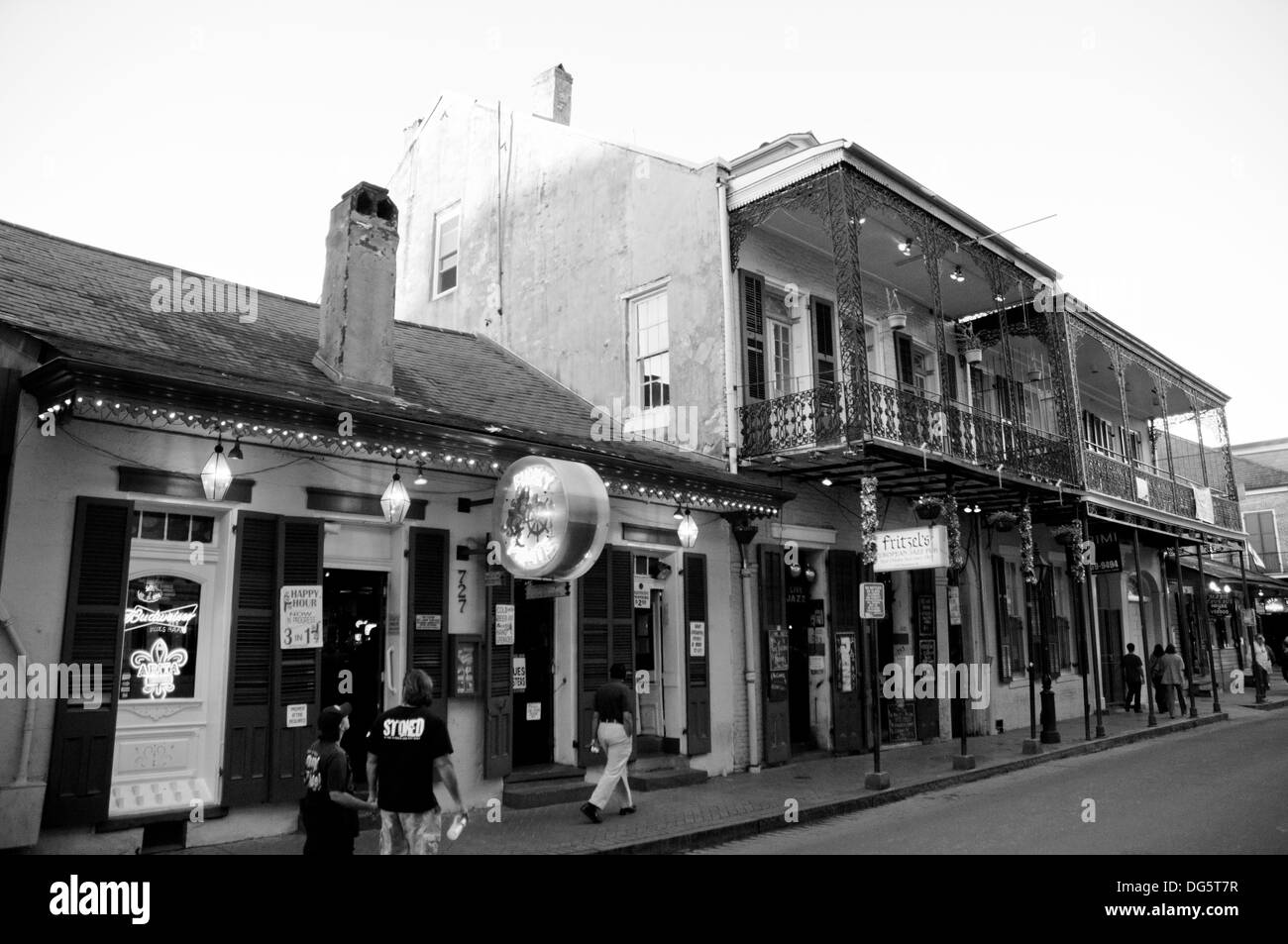 architecture of French quarter, New Orleans, Louisiana, United States