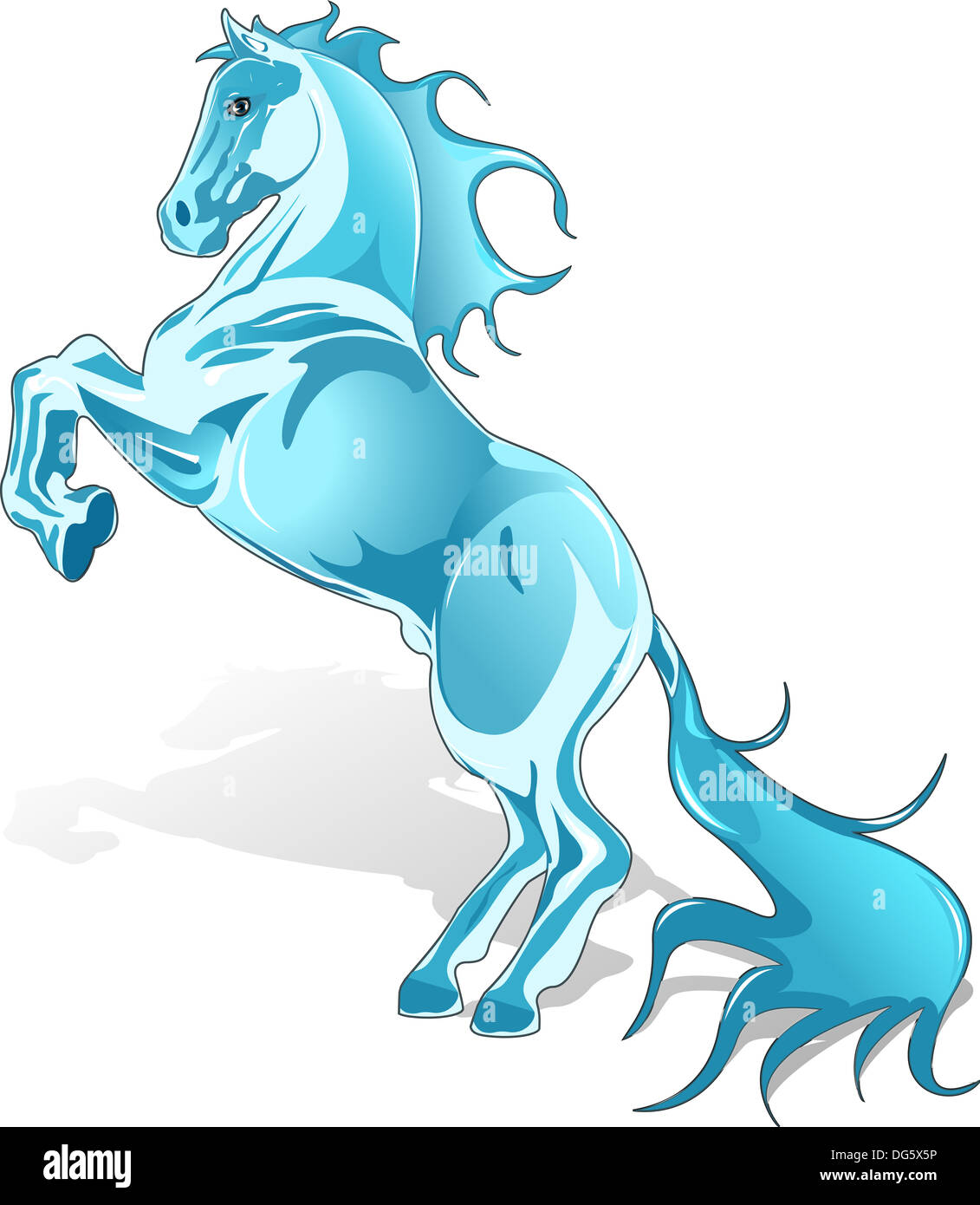 Водолей год лошади мужчина. Синий конь. Голубая лошадь. Лошадь на синем фоне. Лошадь на белом фоне.