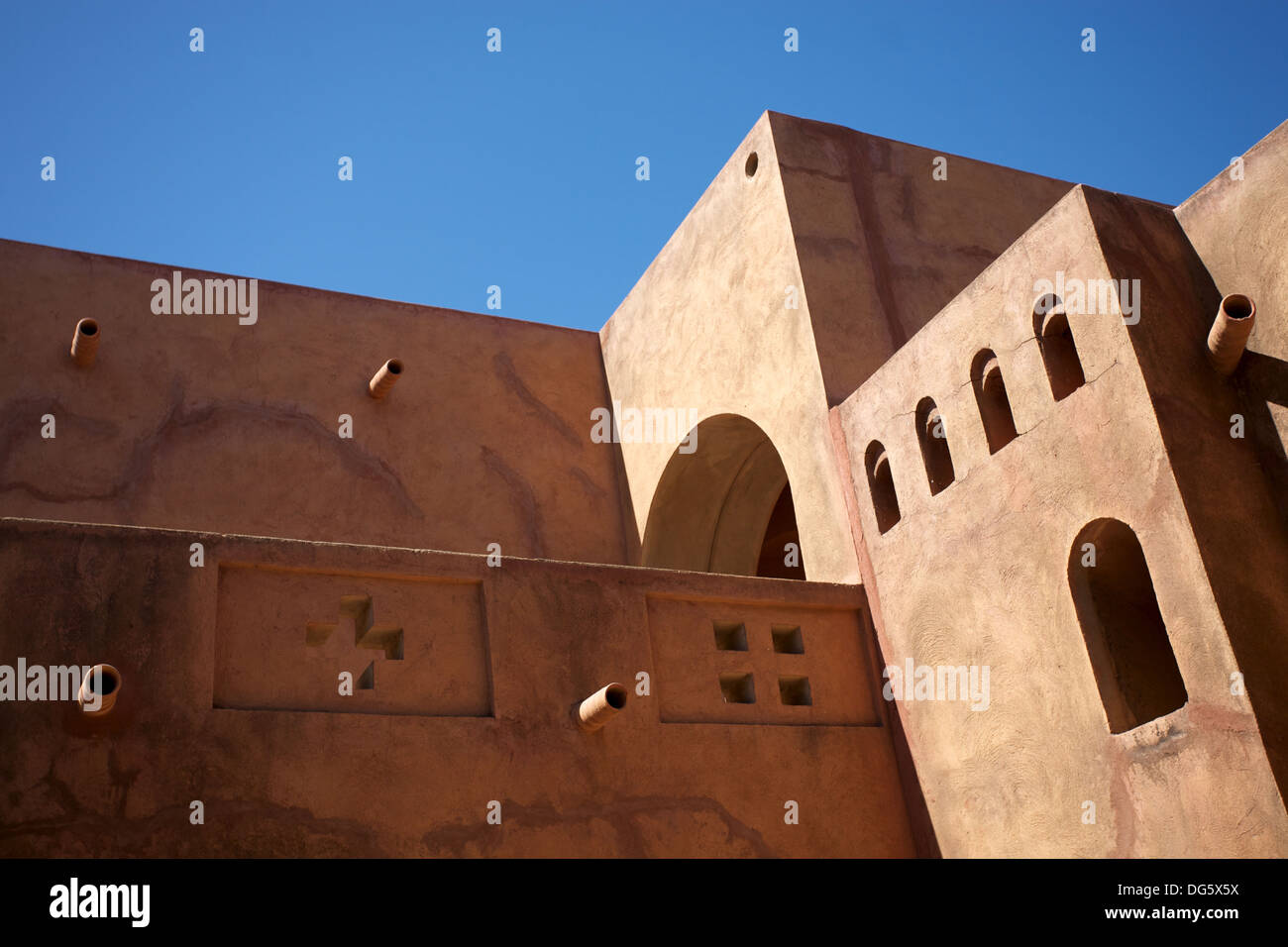 Wonderful moroccan style architecture in Mopti, in the land of the Dogons Stock Photo