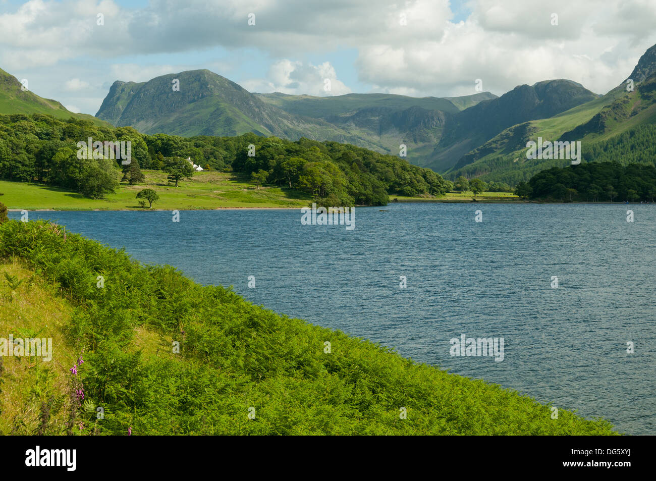 Crummock Water, Lake District, Cumbria, England Stock Photo