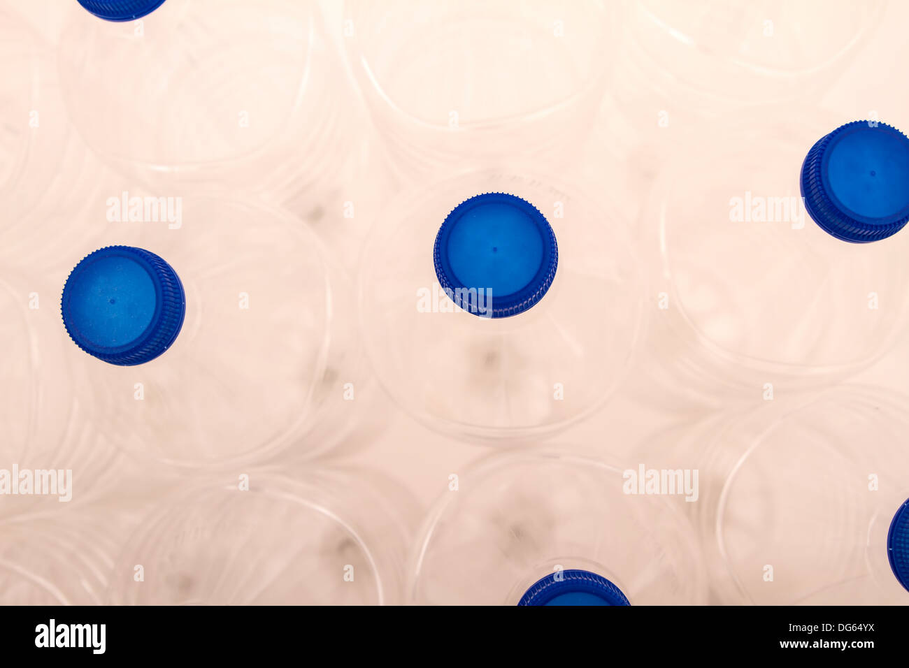 Empty bottles of mineral water Stock Photo Alamy