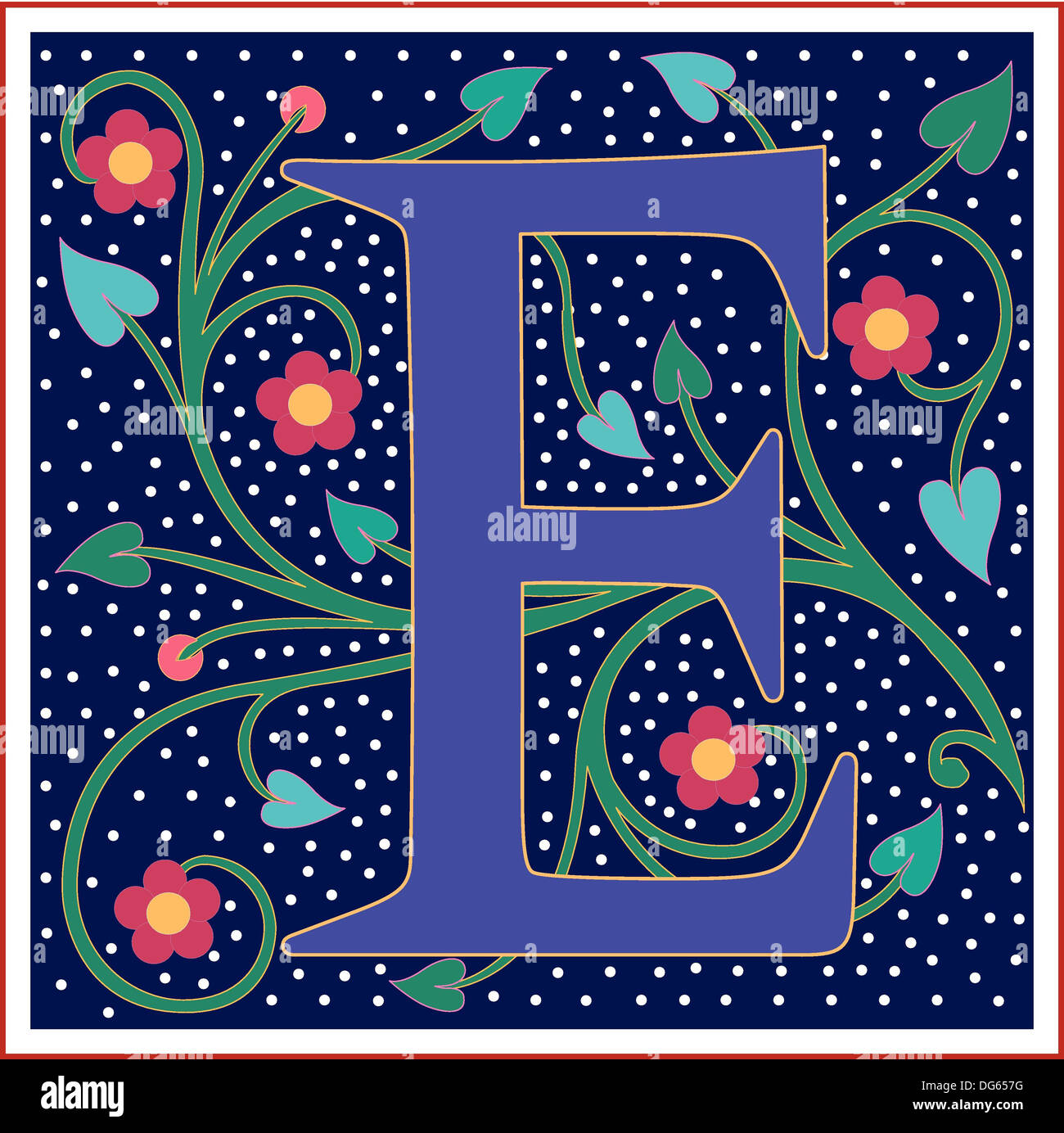 Initial caps e hi-res stock photography and images - Alamy