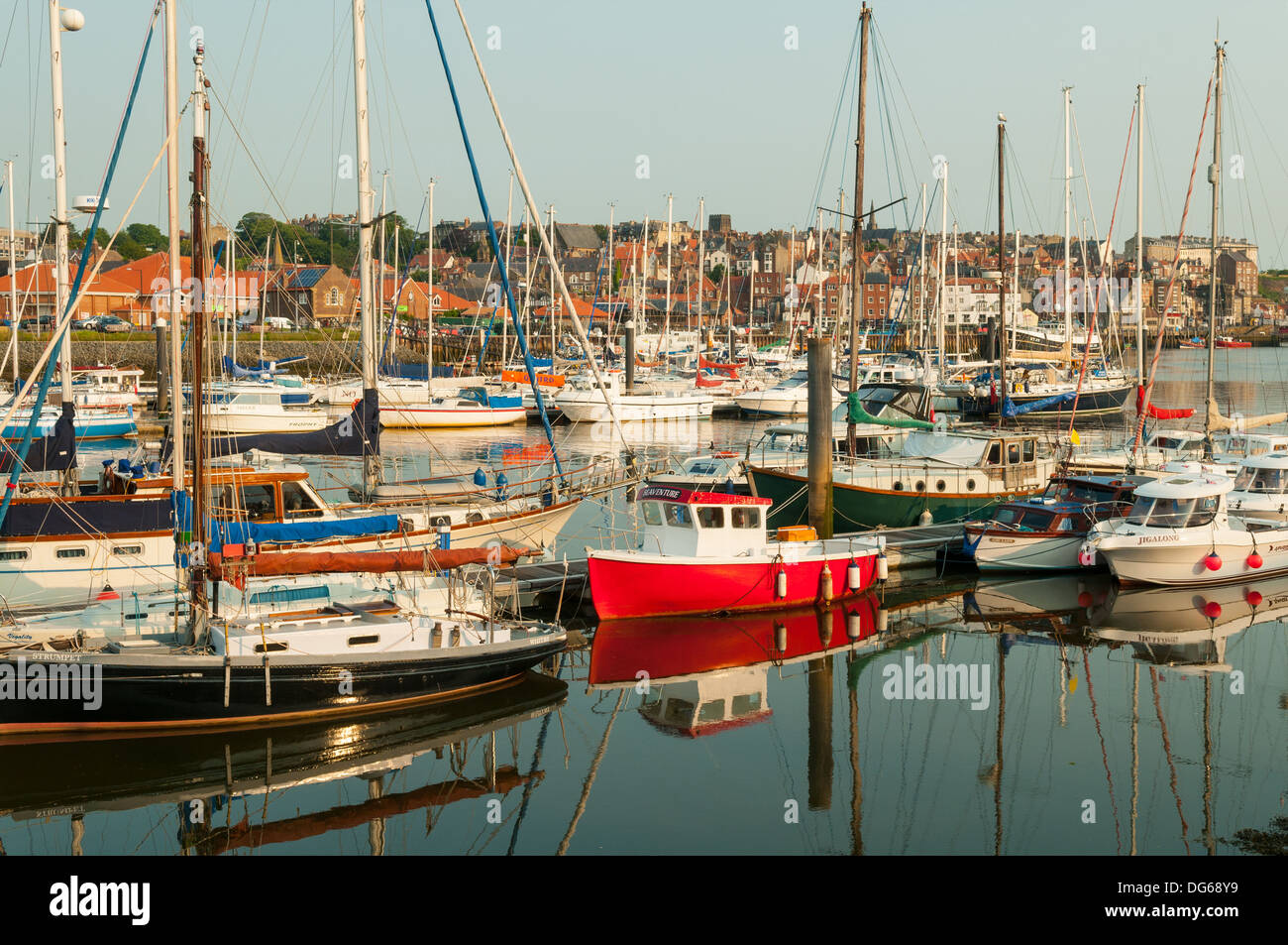 Marina at Whitby, North Yorkshire, England Stock Photo - Alamy