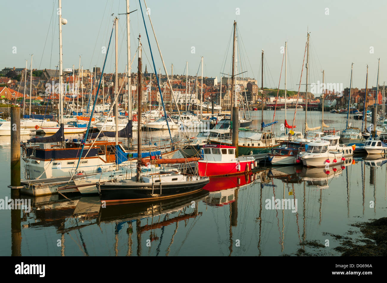 Marina at Whitby, North Yorkshire, England Stock Photo - Alamy