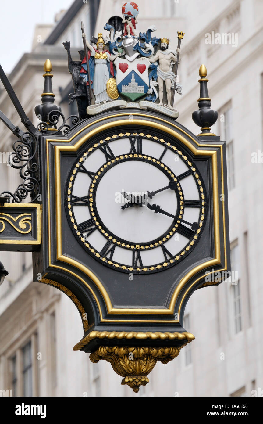 Time clock in London, England, UK Stock Photo Alamy