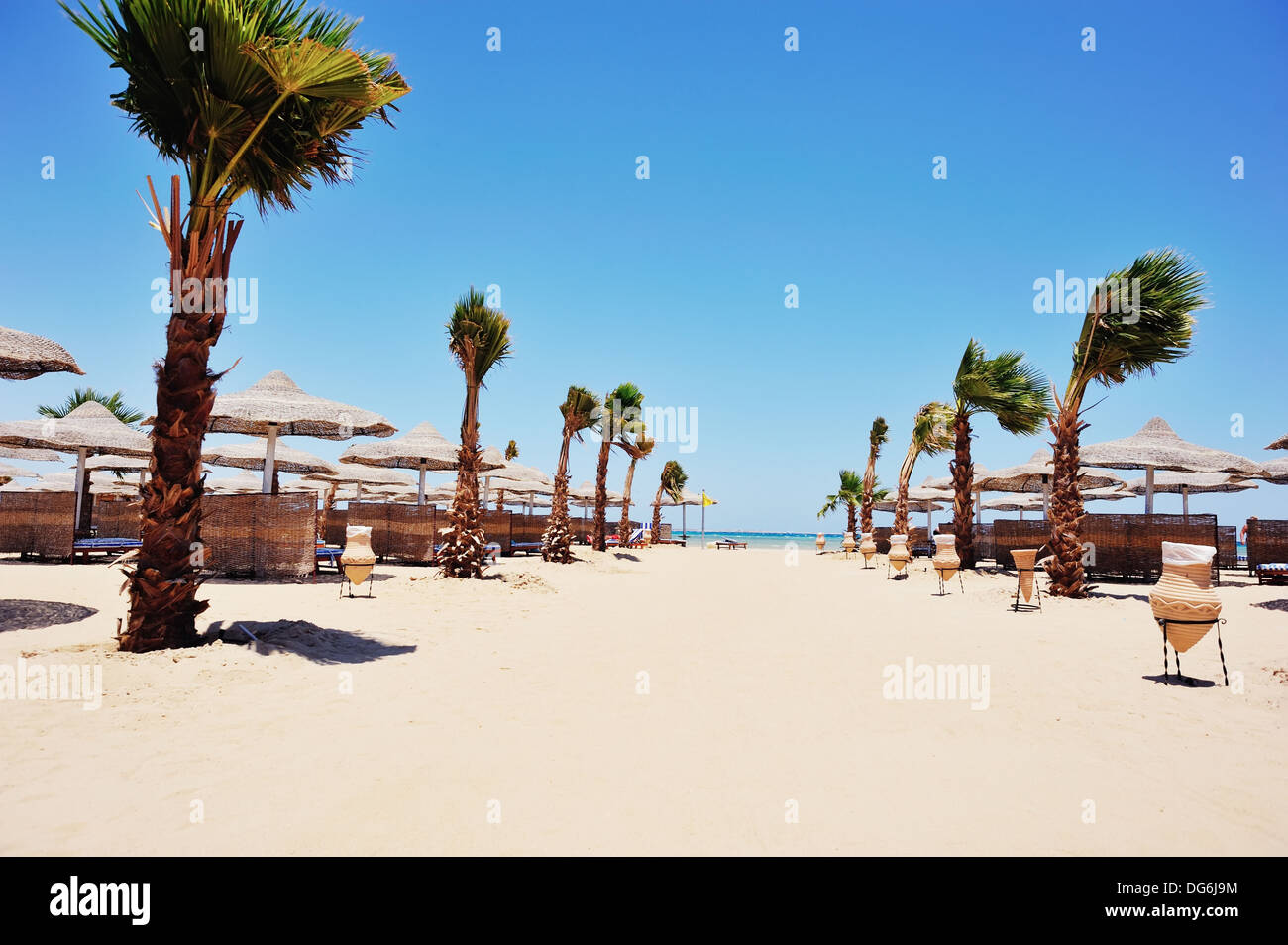 sand beach in Egypt. Summertime Stock Photo Alamy