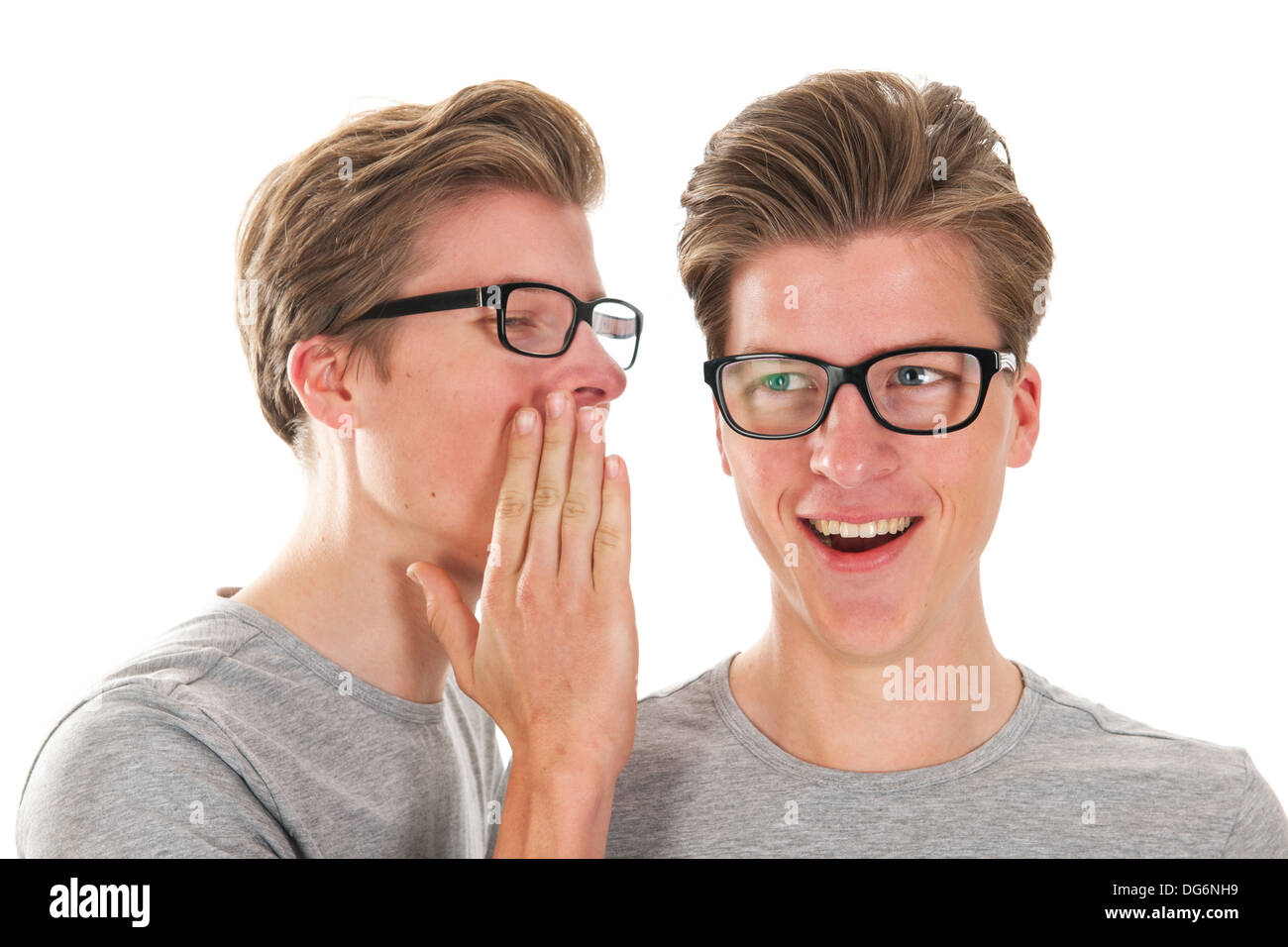 Adult identical twins hi-res stock photography and images - Alamy
