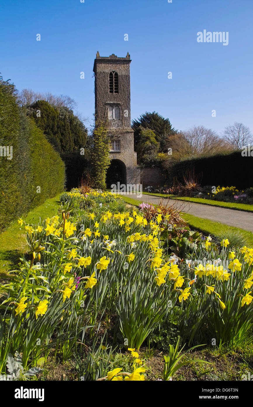 Clock tower, Saint Anne´s Park, Dublin, Ireland Stock Photo Alamy