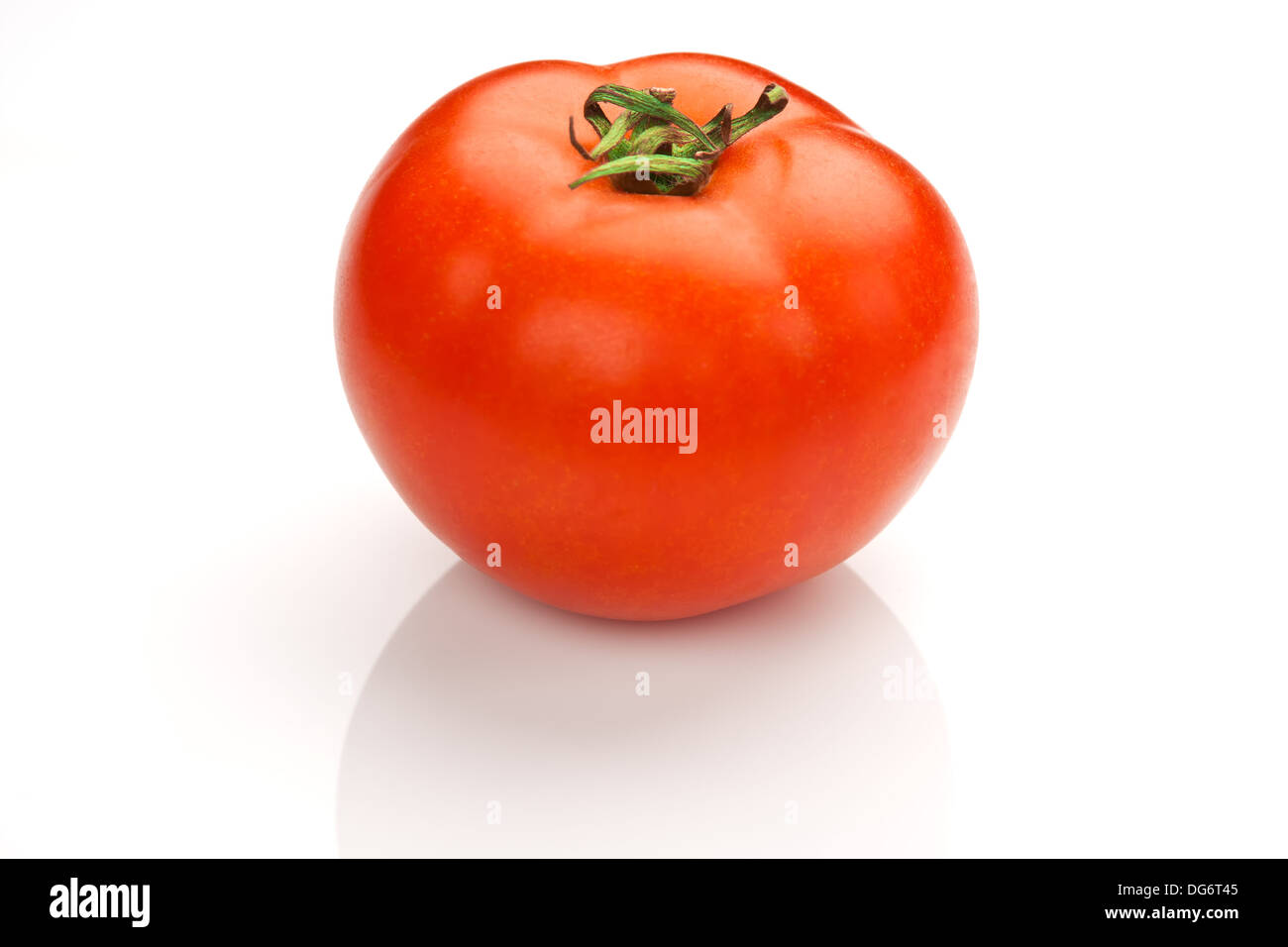Red Tomato isolated on a white background Stock Photo - Alamy
