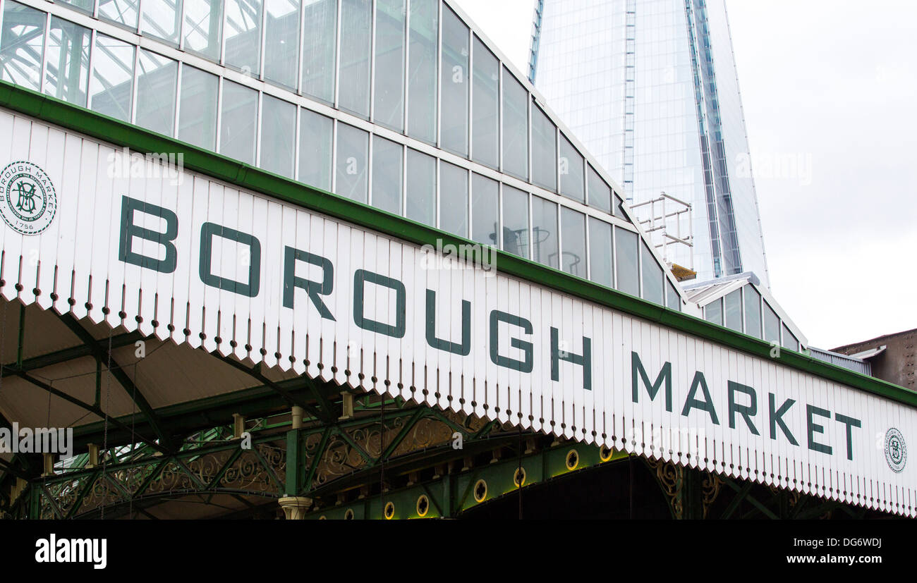 Borough market sign hi-res stock photography and images - Alamy