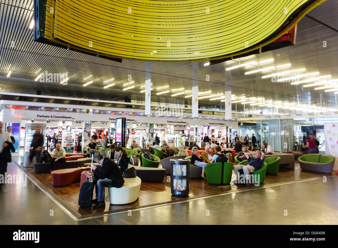 France, MidiPyrénées Toulouse Airport, departures and duty free