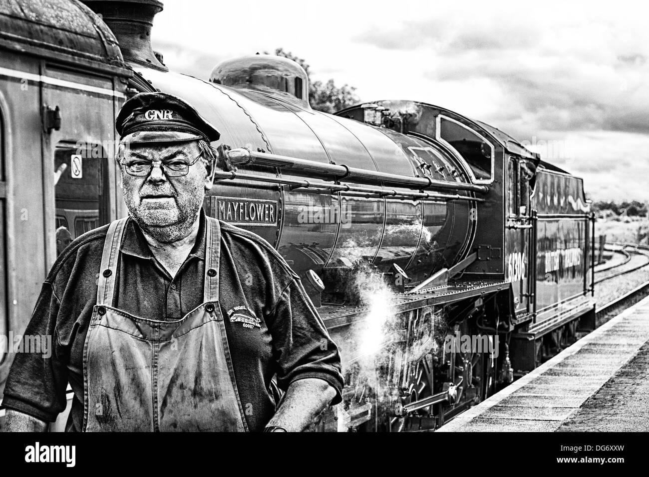 Train engineer cap hires stock photography and images Alamy