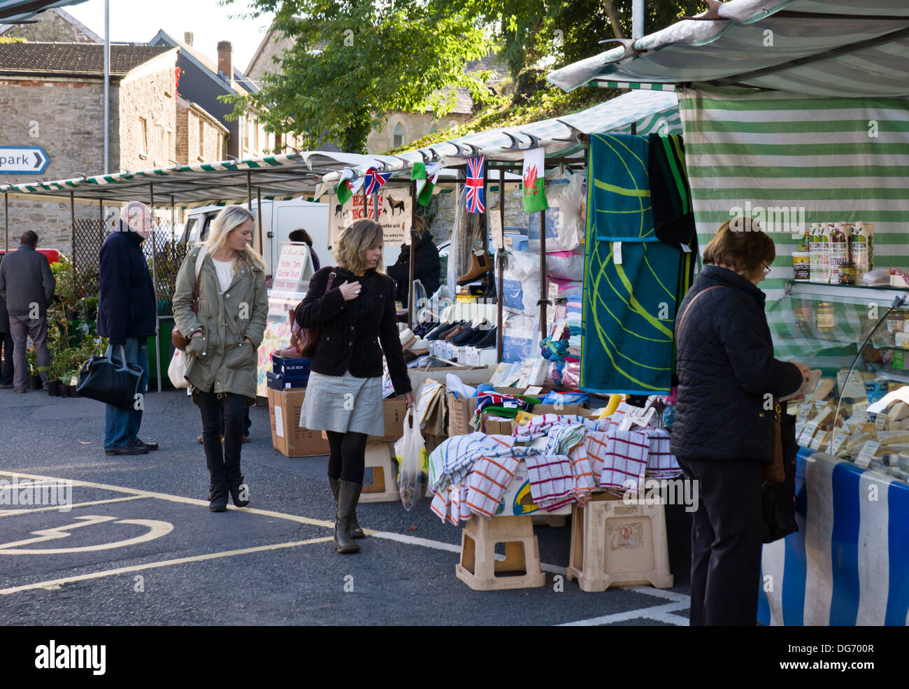 Hay on wye market hires stock photography and images Alamy