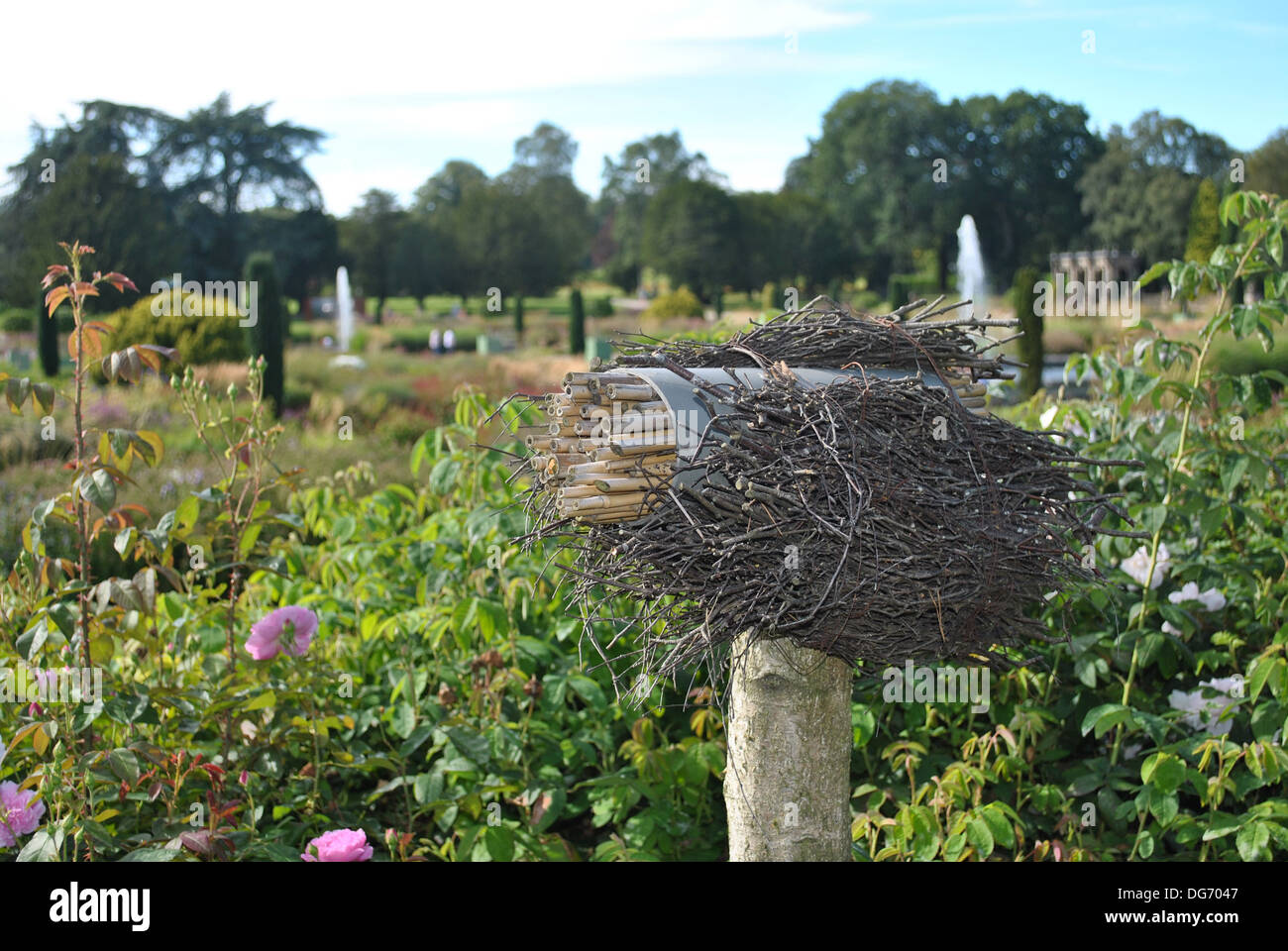 Insect or Habitat Hotel Trentham Gardens Stock Photo