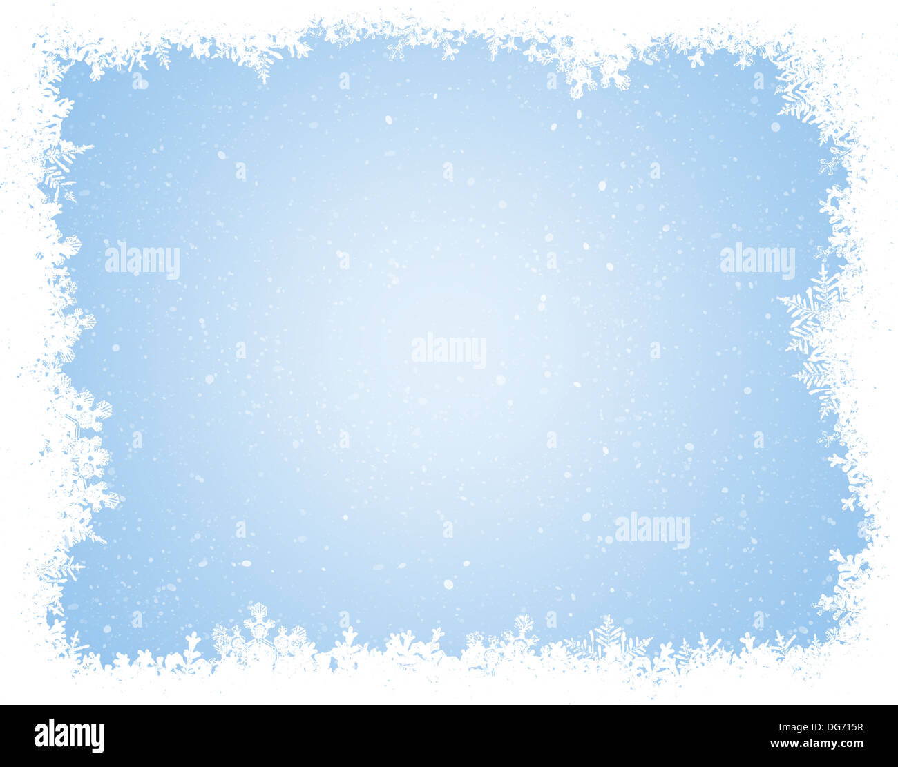 Abstract blue and white christmas background with snowflakes Stock ...
