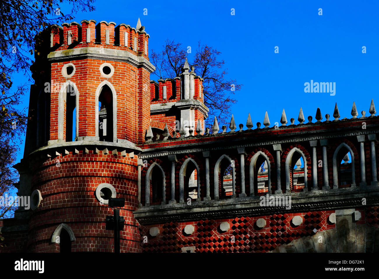 Estate Of Tsaritsyno, Moscow, Russia Stock Photo
