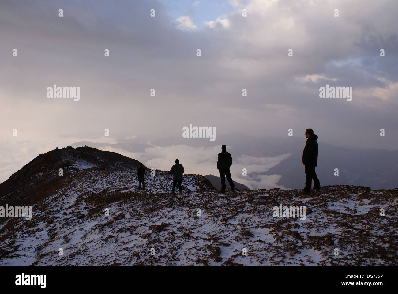 on Mount Damavand, Iran Stock Photo