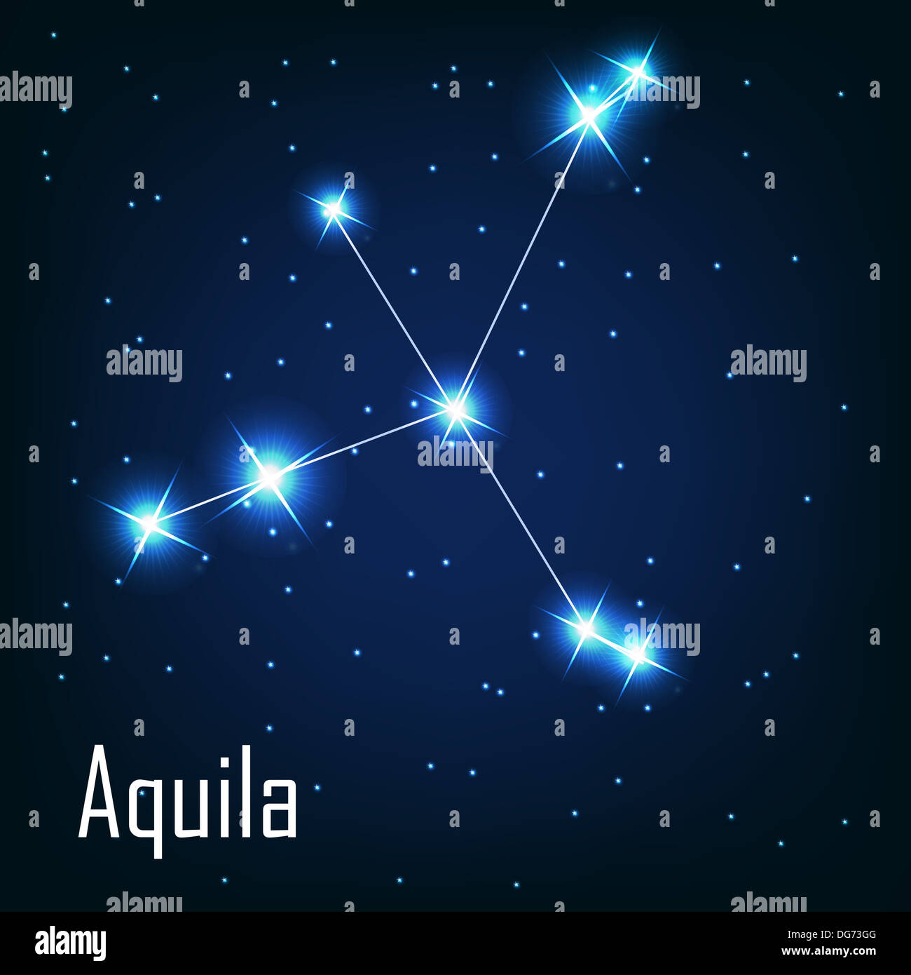 Constellation aquila hi-res stock photography and images - Alamy