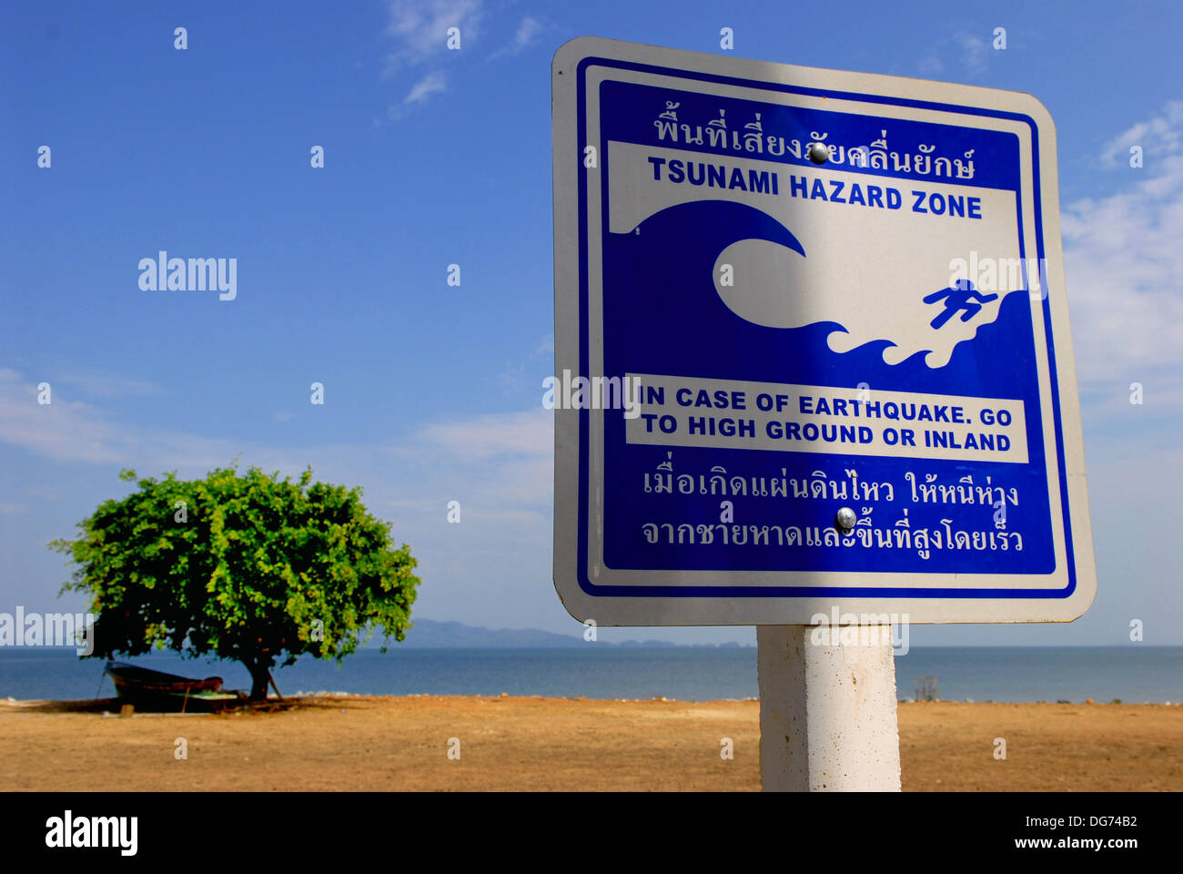 Tsunami risk map thailand