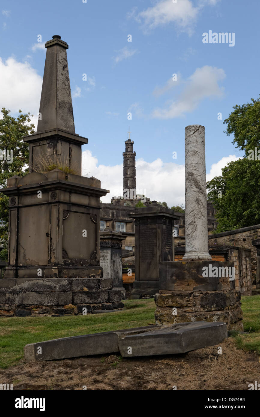 Old Calton Burial Ground Edinburgh Stock Photo Alamy