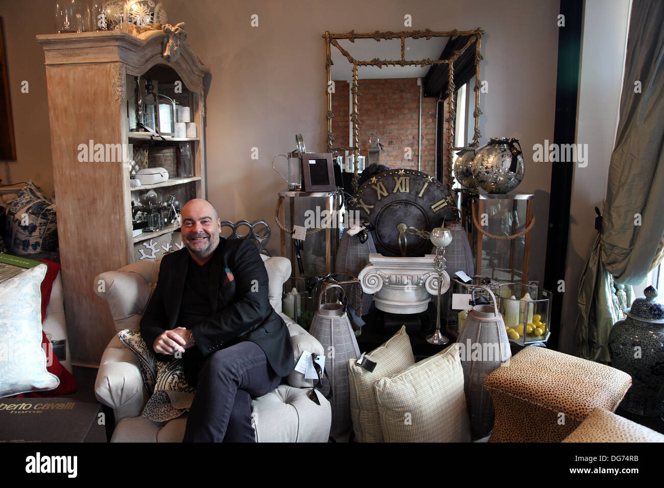 Interior Designer Ian Thompson In His Lisburn Road Shop