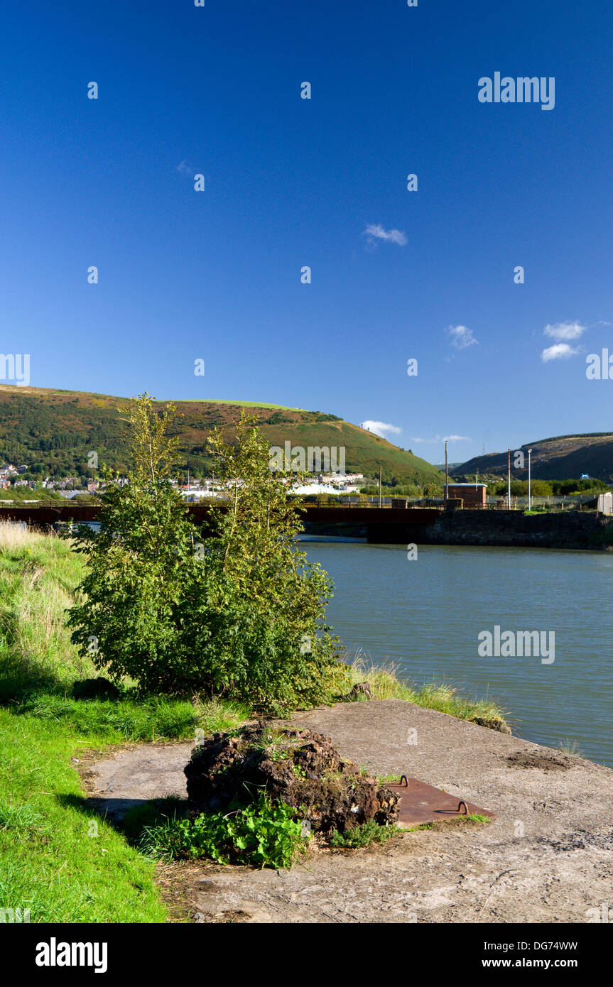 River Avan Port Talbot, South Wales. Stock Photo