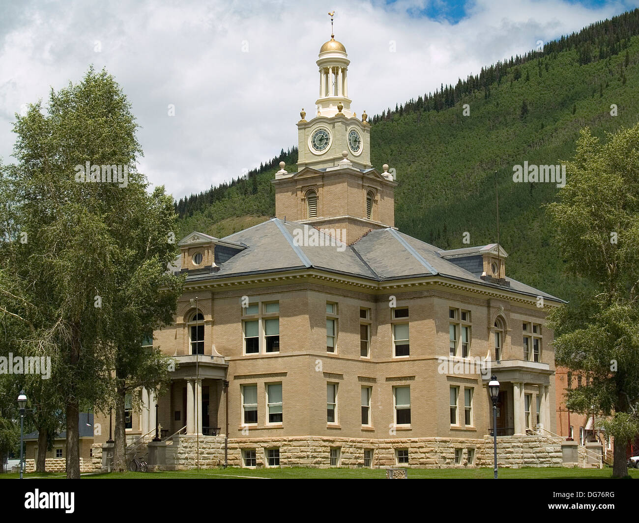 The Silverton Court House,Colorado Stock Photo Alamy